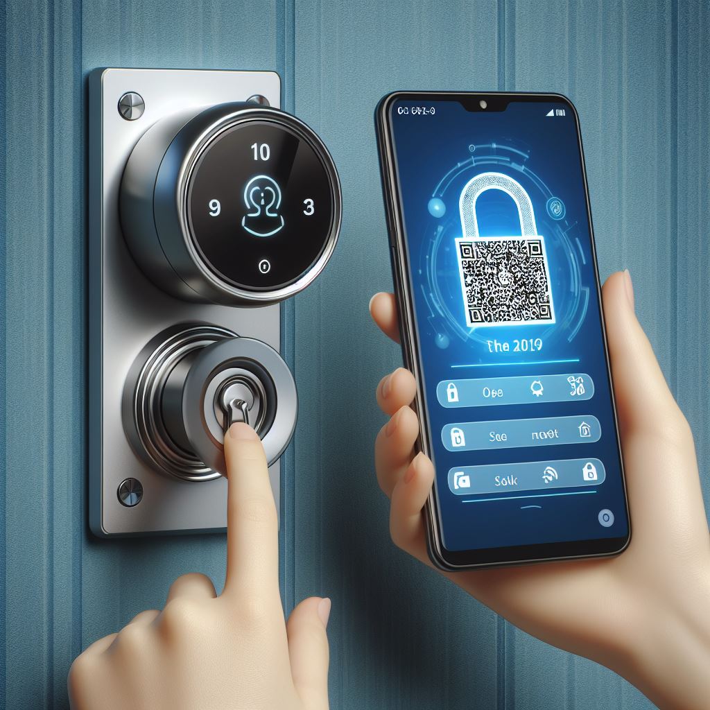 Serrure intelligente contrôlé par un smartphone