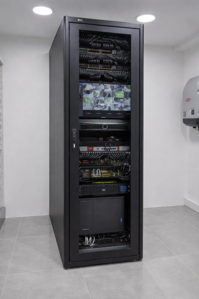salle reseau cablage multimédia var – réalisation Locks Home Sécurité Var
