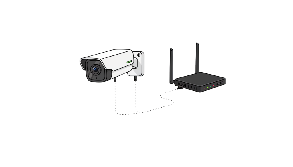 Caméra PoE : caméra de vidéosurveillance alimentée par câble Ethernet RJ45 pour une installation fiable.