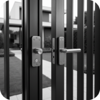 Ouverture de portillon via visiophone avec gâche électrique à Saint-tropez