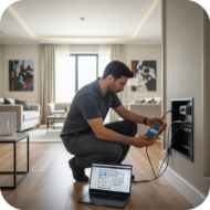 Étude de couverture et optimisation Wi-Fi dans une maison à Cogolin