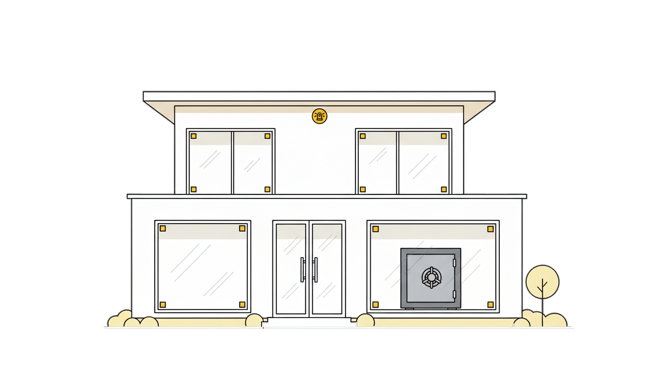 Coffre-fort en villa dans le Var (83) : installation sécurisée et discrète pour protéger objets de valeur et documents.